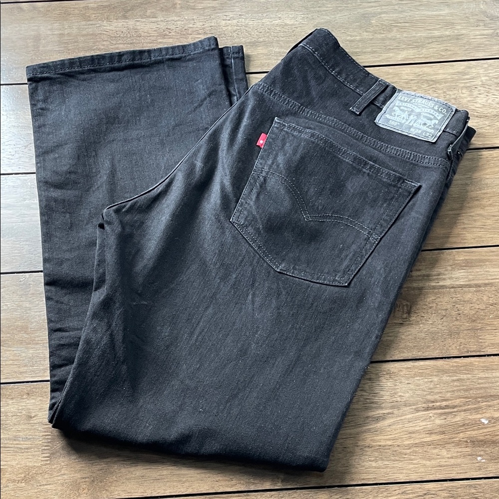 Levi's 569 Men's Black Straight Jeans 👖 38x32